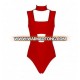 2018 Promotion Sleeveless Cut Out Backless High Quality Bandage bodysuit HB703-Red